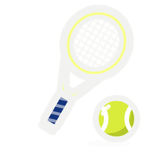 Pelota y elementos de tenis